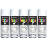 5X Paint Factory Antique White Gloss Spray Paint 400ml Spray Paint